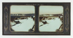 Invierno, Cataratas del Niágara, Table Rock, Lado Canadiense de Frederic and William Langenheim