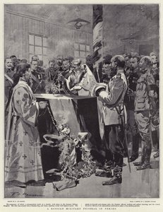 Un funeral militar ruso en Pekín de Frederic de Haenen