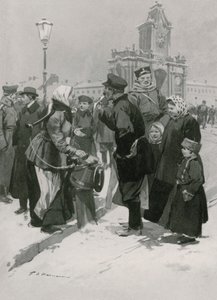Un vendedor ambulante de arenques salados de Frederic de Haenen