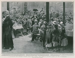 Un banquete para Niños y Niñas de la Escuela Ragged de Frederic de Haenen