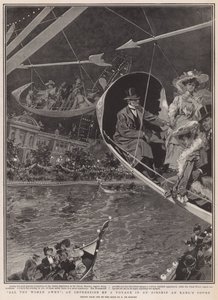 Una impresión de un viaje en dirigible en Earl
