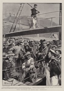 Prisioneros Bóers a Bordo del H.M.S. Penelope