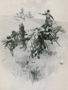 Circassianos entrenando de Frederic de Haenen