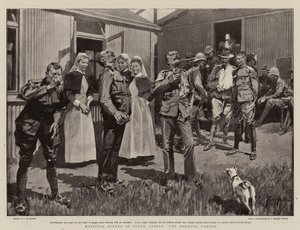 Escenas de Hospital en Sudáfrica, el Enjuague Matutino de Frederic de Haenen
