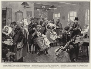Comerciantes de cabello humano en el Spreewald, cerca de Berlín de Frederic de Haenen