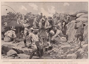 Tácticas Ingeniosas en Mafeking, Incidentes de la Lucha por los Campos de Ladrillos de Frederic de Haenen