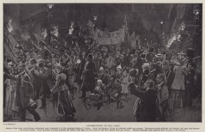 Día de Ladysmith en Pall Mall de Frederic de Haenen