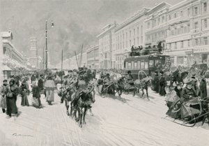Prospecto Nevsky de Frederic de Haenen