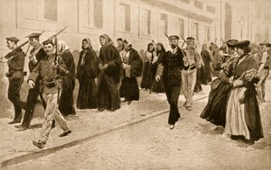 Monjas bajo protección republicana durante la Revolución de 1910 en Portugal de Frederic de Haenen