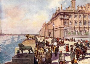 Rusia: El Palacio de Invierno en el Neva de Frederic de Haenen