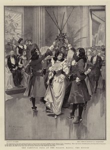El Baile de Carnaval en el Palacio, Malta, el Minué de Frederic de Haenen