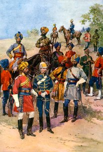 Regimientos del Rey del Ejército Indio de Frederic de Haenen