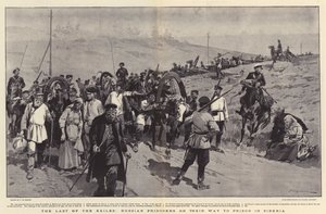 El último de los exiliados, prisioneros rusos en su camino a la prisión en Siberia