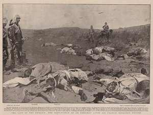 El último del Jalifa, el campo de batalla de Om Debrikat después de la victoria de Sir Francis Wingate