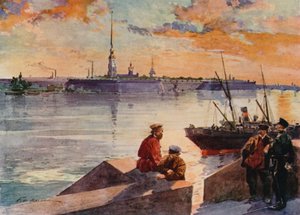 El muelle del Palacio del Neva