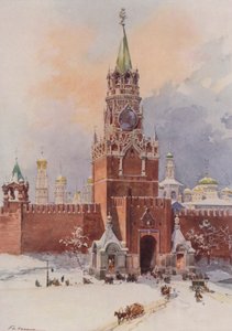La Torre del Salvador (Spassky) del Kremlin de Frederic de Haenen