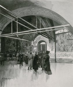 La pequeña Palata Dorada, o Sala de la Zarina, en el Kremlin de Frederic de Haenen