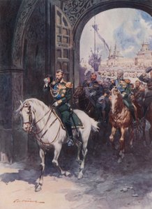 La Puerta Spassky (Salvador) del Kremlin de Frederic de Haenen