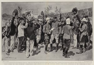 Tres Vivas por Lord Kitchener, Bóers Rendidos Ansiosos de unirse a los Scouts Nacionales después de ser dirigidos por el Comandante en Jefe de Frederic de Haenen