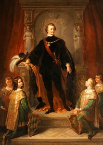 Retrato de Ludwig I, Rey de Baviera de Frederich August Kaulbach