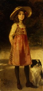 Retrato de la hija del artista, Hilde, 1913