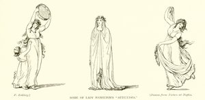 Algunas de las actitudes de Lady Hamilton de Frederich Rehberg