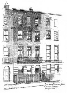 Casa de Benjamin Franklin, 36 Craven Street, Londres, 1912