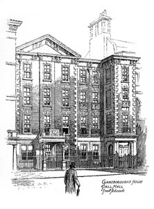 Casa de Gainsborough, Pall Mall, Londres, 1912 de Frederick Adcock