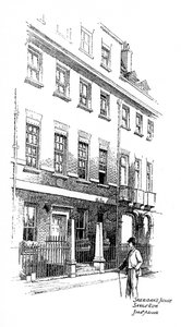 Casa de Sheridan, Savile Row, Londres, 1912
