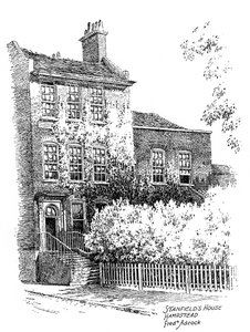 Casa Stanfield, Hampstead, Londres, 1912 de Frederick Adcock