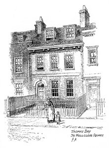 Casa de Thomas Day, 36 Wellclose Square, Whitechapel, Londres, 1912 de Frederick Adcock