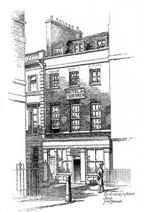 Casa de Thomas de Quincey, Soho, Londres, 1912