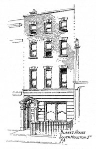 Casa de William Blake, 17 South Molton Street, Londres, 1912