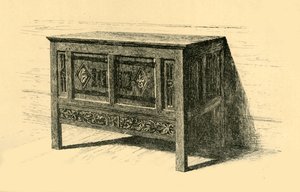 Cofre de roble, 1460-1480, 1881 de Frederick Albert Slocombe