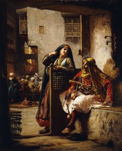 Una visita del jefe de Frederick Arthur Bridgman