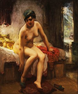 Una prostituta argelina de Frederick Arthur Bridgman