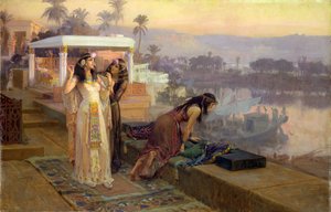 Cleopatra (69-30 a.C.) en las terrazas de Philae, 1896