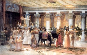 La Procesión del Toro Sagrado Apis, finales del siglo XIX o principios del siglo XX