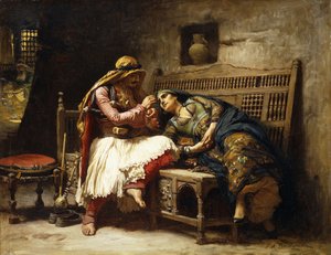 La reina de los bandidos de Frederick Arthur Bridgman