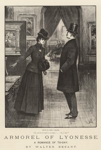 Armorel de Lyonesse, Un romance de hoy, por Walter Besant de Frederick Barnard