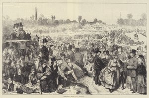 Hampstead Heath en un Día Festivo de Frederick Barnard