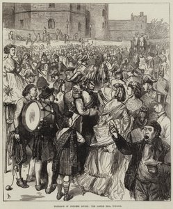 Matrimonio de la Princesa Louise, el Castillo Hill, Windsor de Frederick Barnard