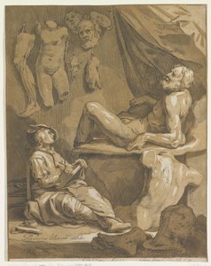 Página de título para: Abraham Bloemaert, Libro de dibujo konstryk original y renombrado. Parte 1