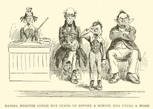 Daniel Webster no podía ponerse de pie ante una escuela y pronunciar una palabra de Frederick Burr Opper