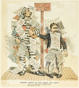 Luces brillantes del Grand Old Party de Frederick Burr Opper