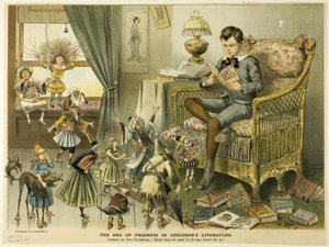 La era del progreso en la literatura infantil, desde Puck de Frederick Burr Opper