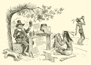 Los puritanos intercambian con los indios