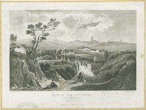 Burslem - Vista de las Alfarerías de Frederick Calvert