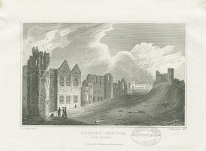 Castillo de Dudley - El Torreón: grabado en acero
