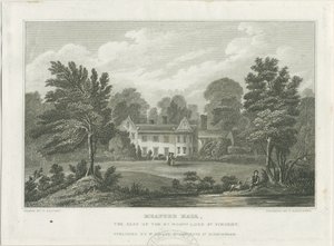 Meaford Hall: grabado, nd [?mediados del siglo XIX] de Frederick Calvert
